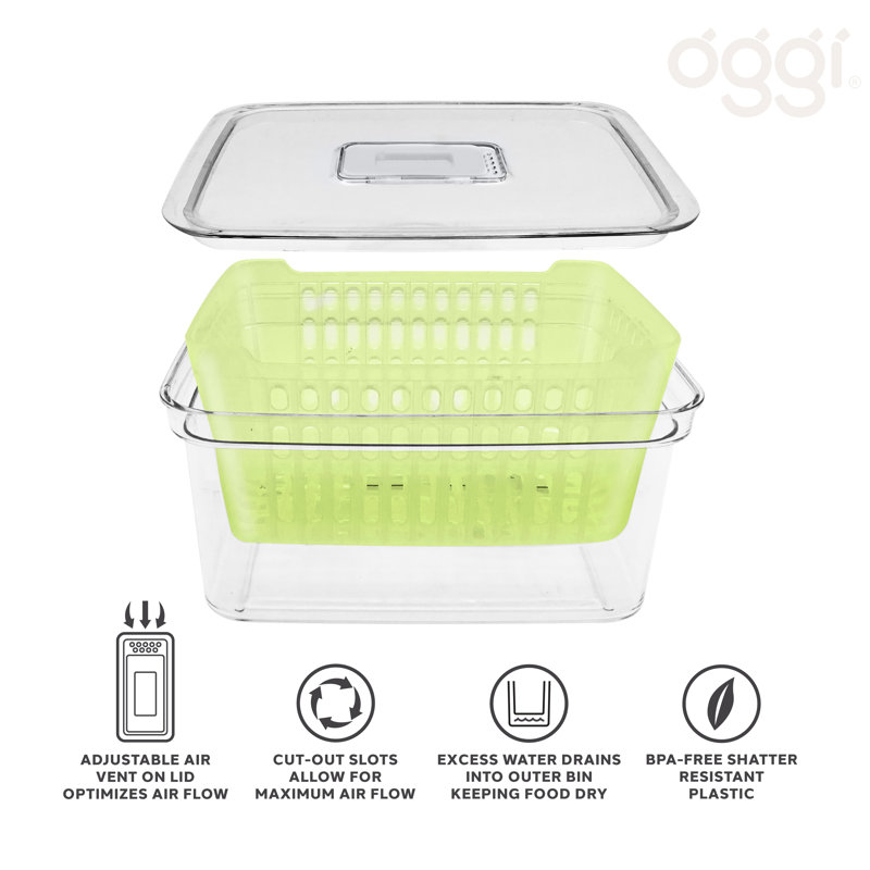 OGGI Neat Store Fresh Fruit & Veggie Bin Wayfair